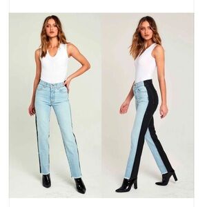 REVICE Denim Ex- Boyfriend Two Tone Jeans. Size: 25. Good condition